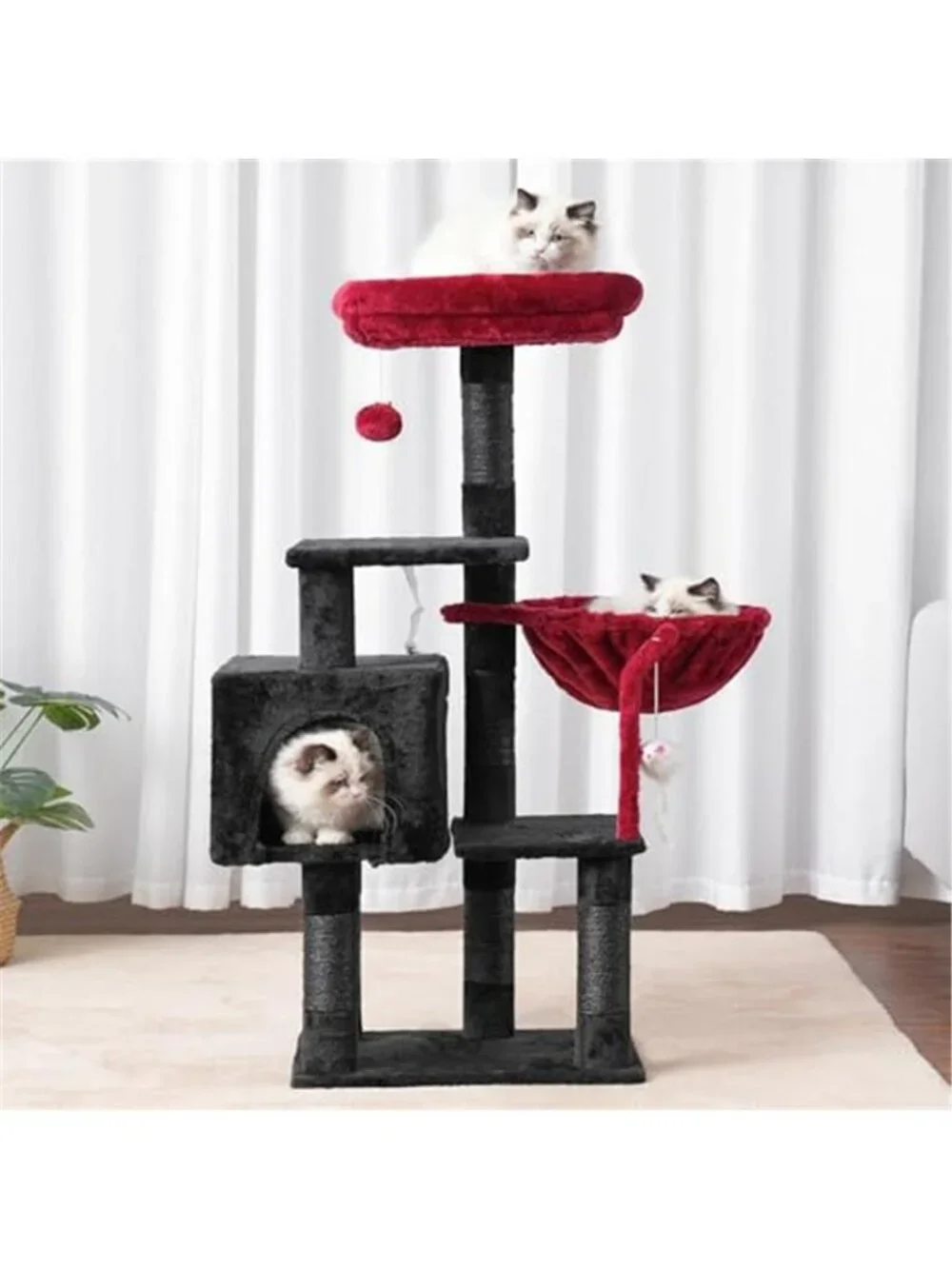 Cat Tree with Toy Cat Tower for Indoor Cats, 43.3 inch